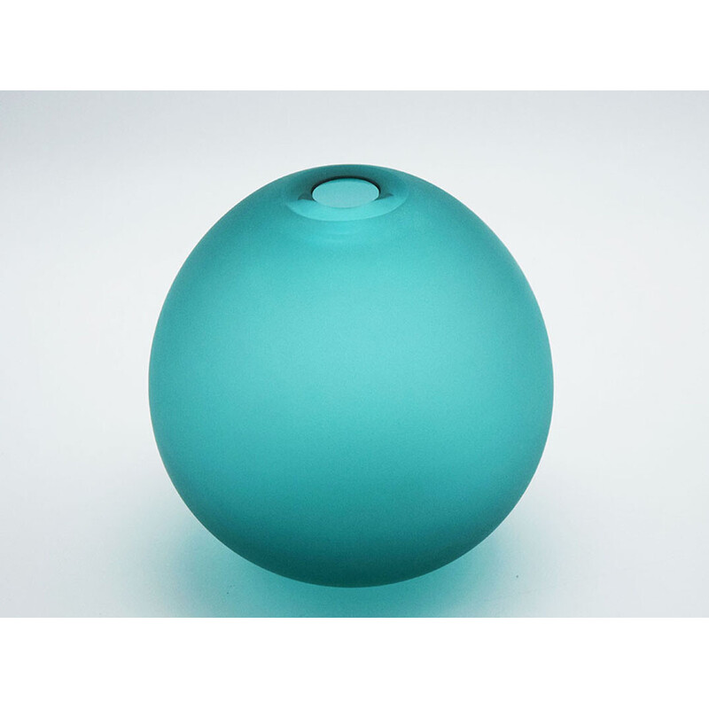 Vintage spherical vase by Cenedese Murano, 1970s