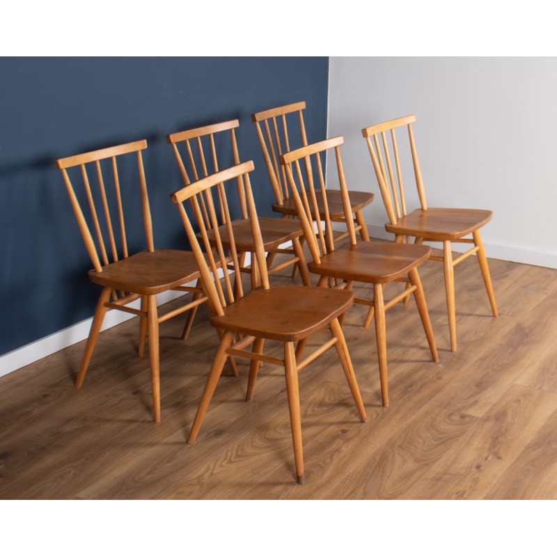 Vintage elmwood dining set by Ercol