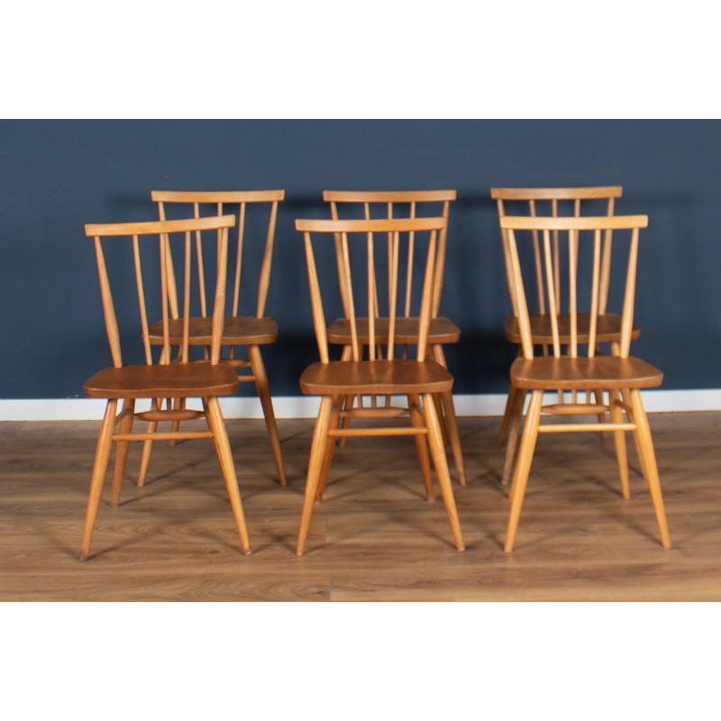 Vintage elmwood dining set by Ercol