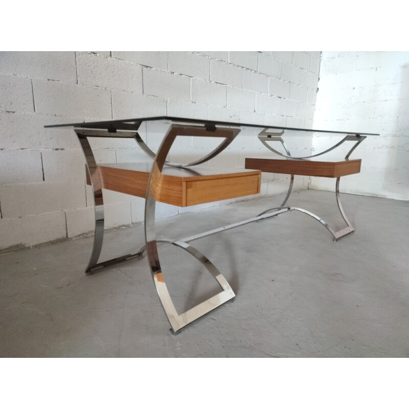 Vintage executive desk by Dassas, France 1960