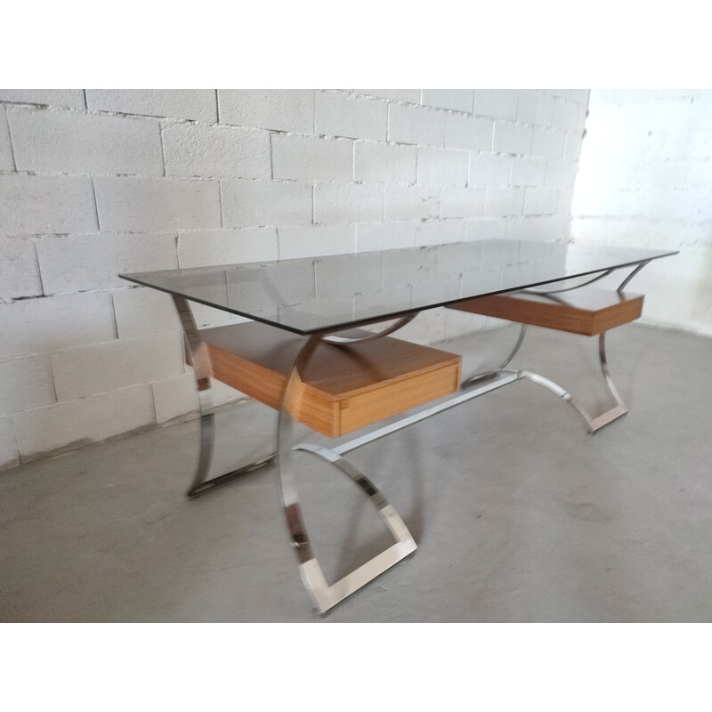 Vintage executive desk by Dassas, France 1960