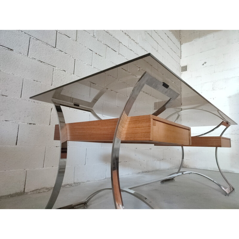 Vintage executive desk by Dassas, France 1960