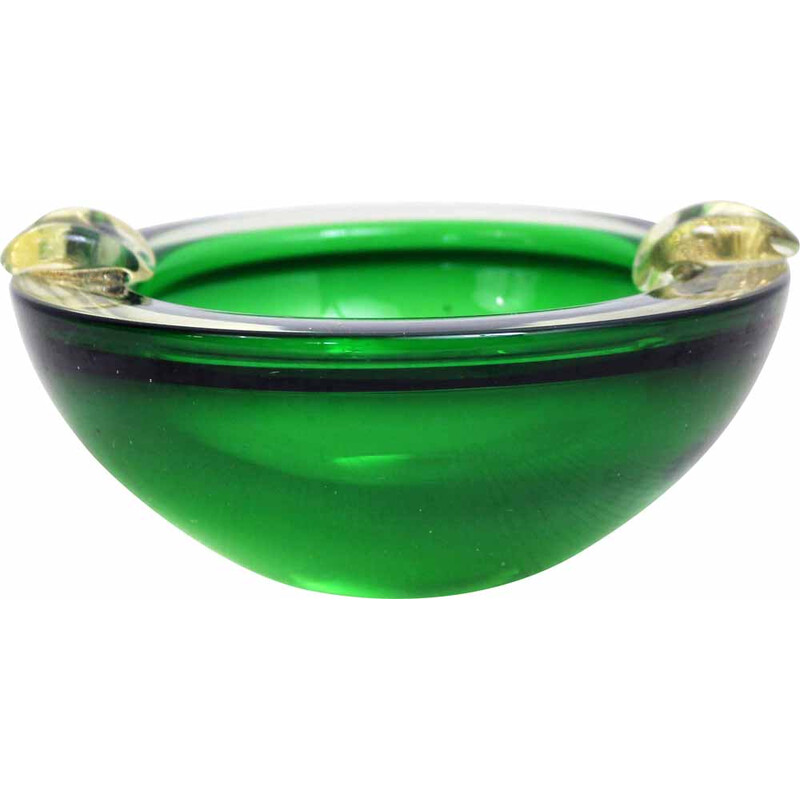 Vintage Murano glass ashtray by Barovier and Toso, 1960