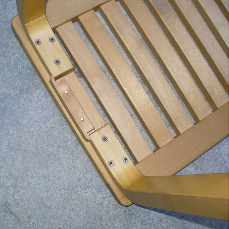 Model 153A wooden bench by Alvar Aalto for Artek - 1970s