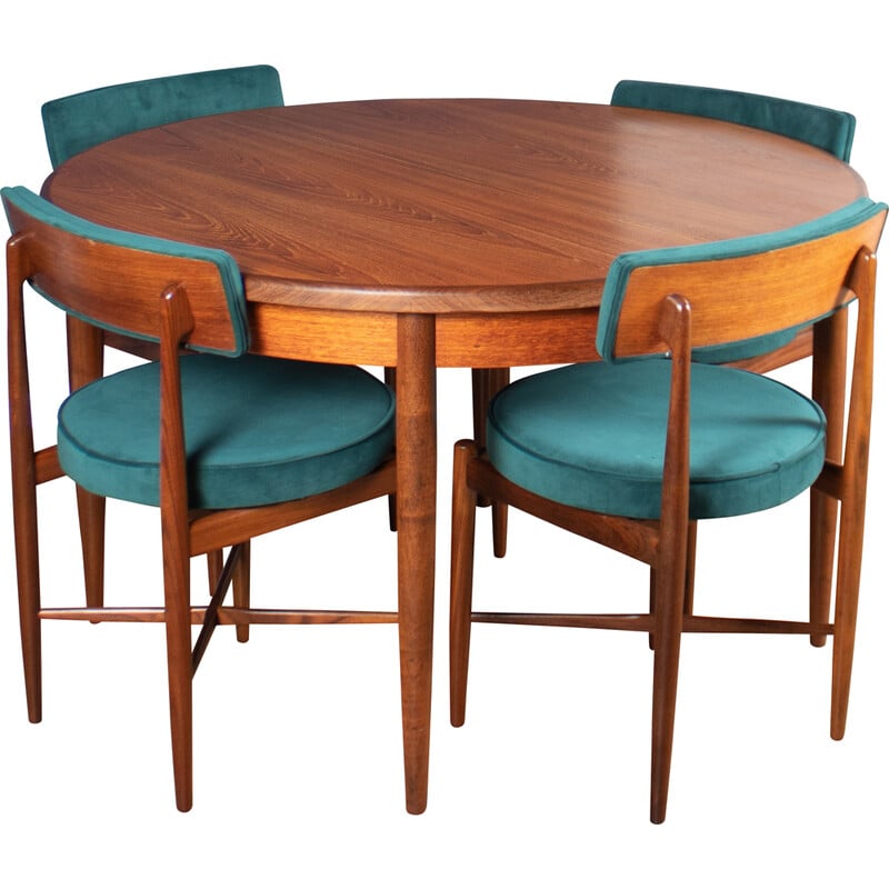 Vintage teak dining set by Victor Wilkins for G-Plan, 1960s