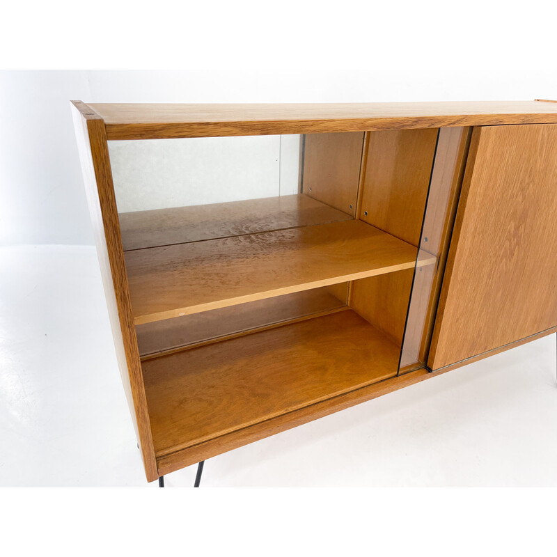 Mid-century display cabinet with a bar, Czechoslovakia