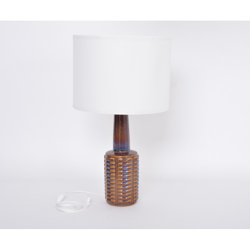 Mid-century ceramic table lamp model 1023 by Einar Johansen for Soholm