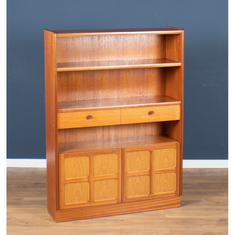 Vintage teak bookcase by Nathan, 1960s