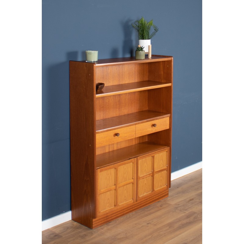 Vintage teak bookcase by Nathan, 1960s