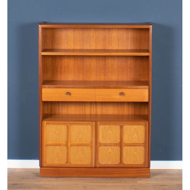 Vintage teak bookcase by Nathan, 1960s