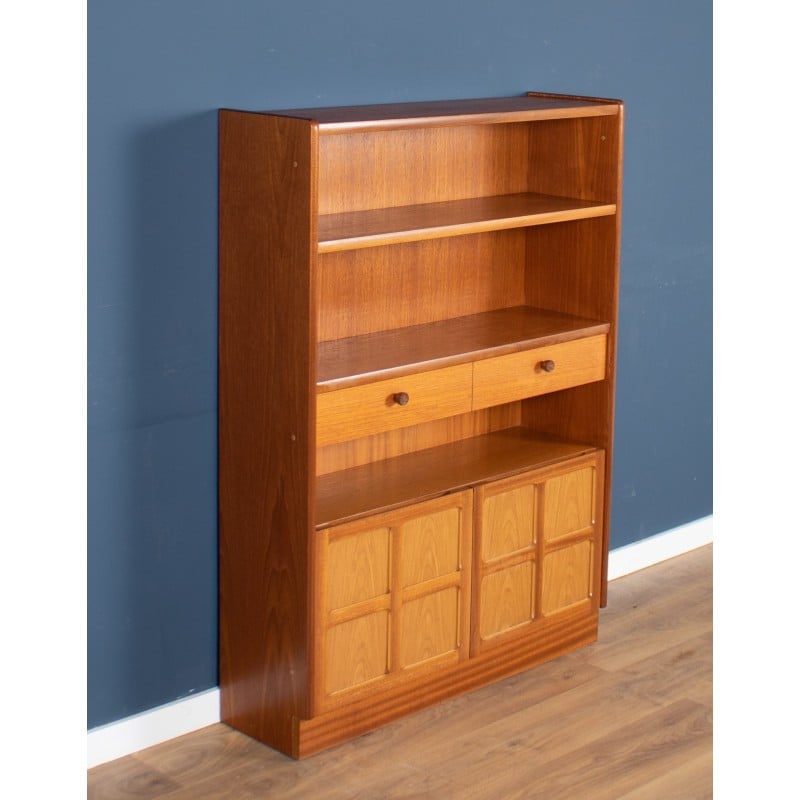 Vintage teak bookcase by Nathan, 1960s