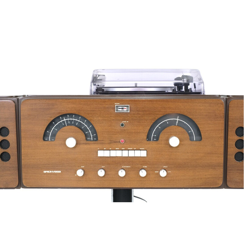 Vintage audio system "Rr 126" by Pier Giacomo and Achille Castiglioni for Brionvega