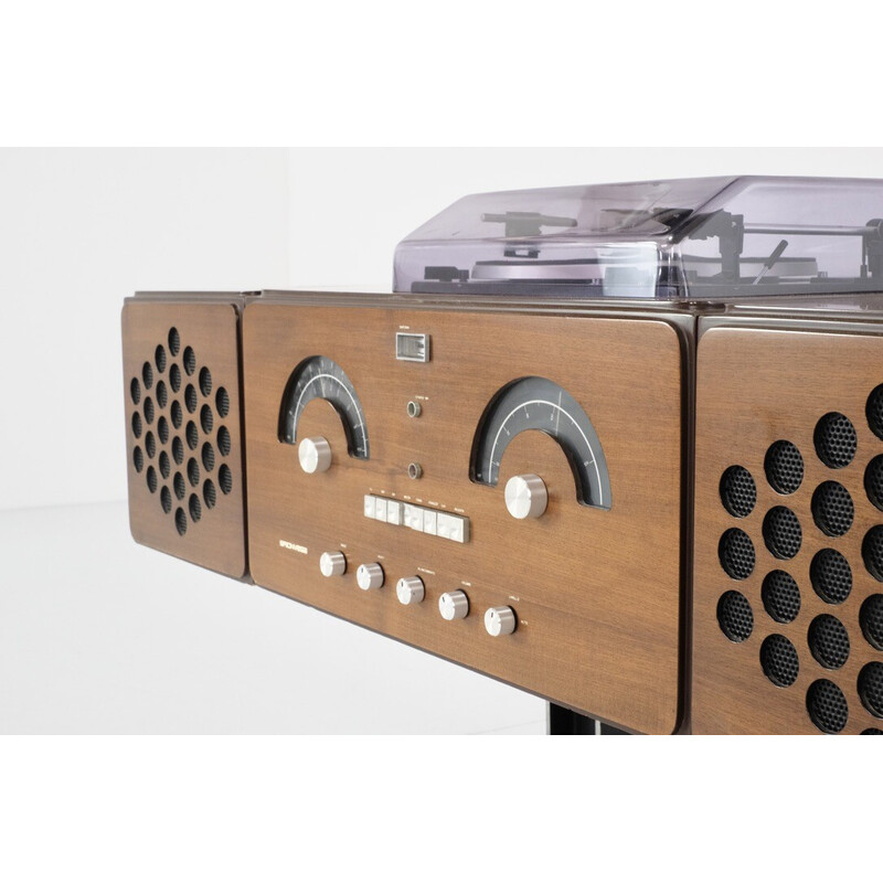 Sistema áudio vintage "Rr 126" de Pier Giacomo e Achille Castiglioni para Brionvega