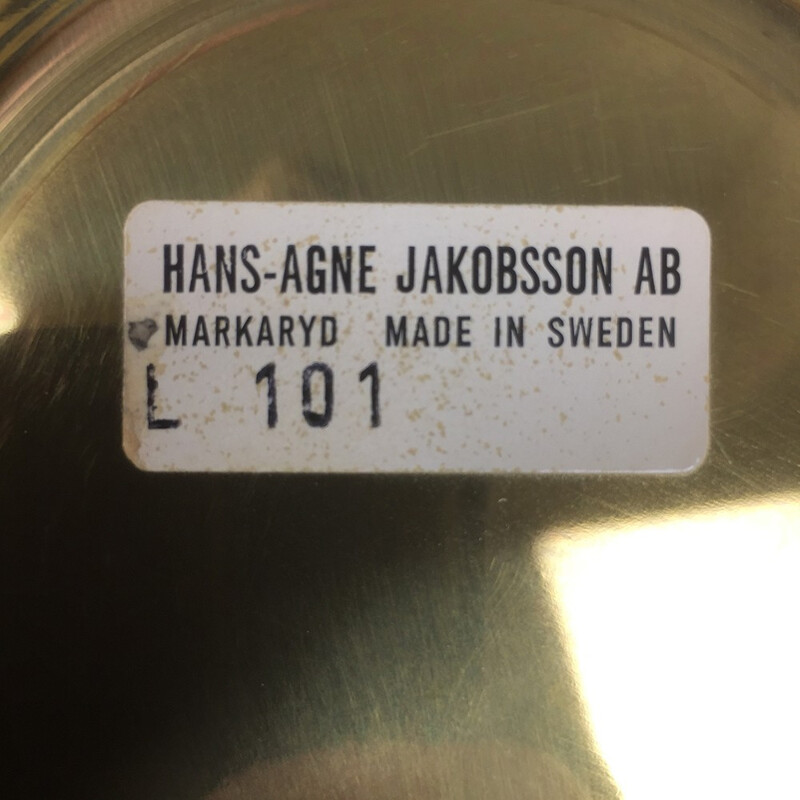 Lampe à huile suédoise par Hans-Agne Jakobsson AB - 1950