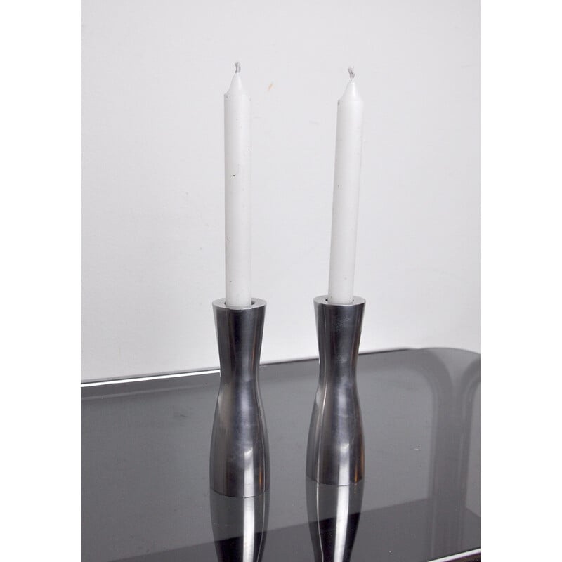 Ein Paar skandinavischer Vintage-Kerzenhalter von Erika Pekkari, 1990