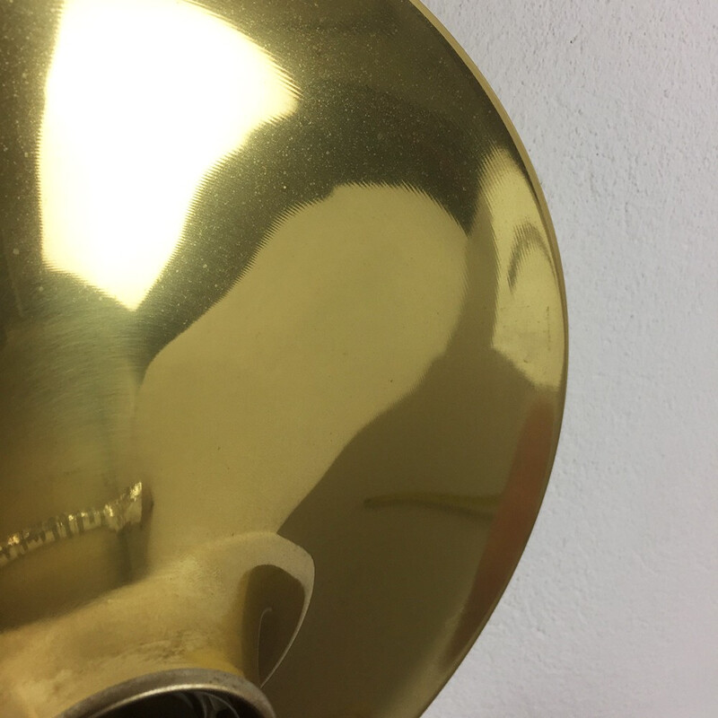 Modernist brass german disc wall light made by COSACK Ligths - 1960s