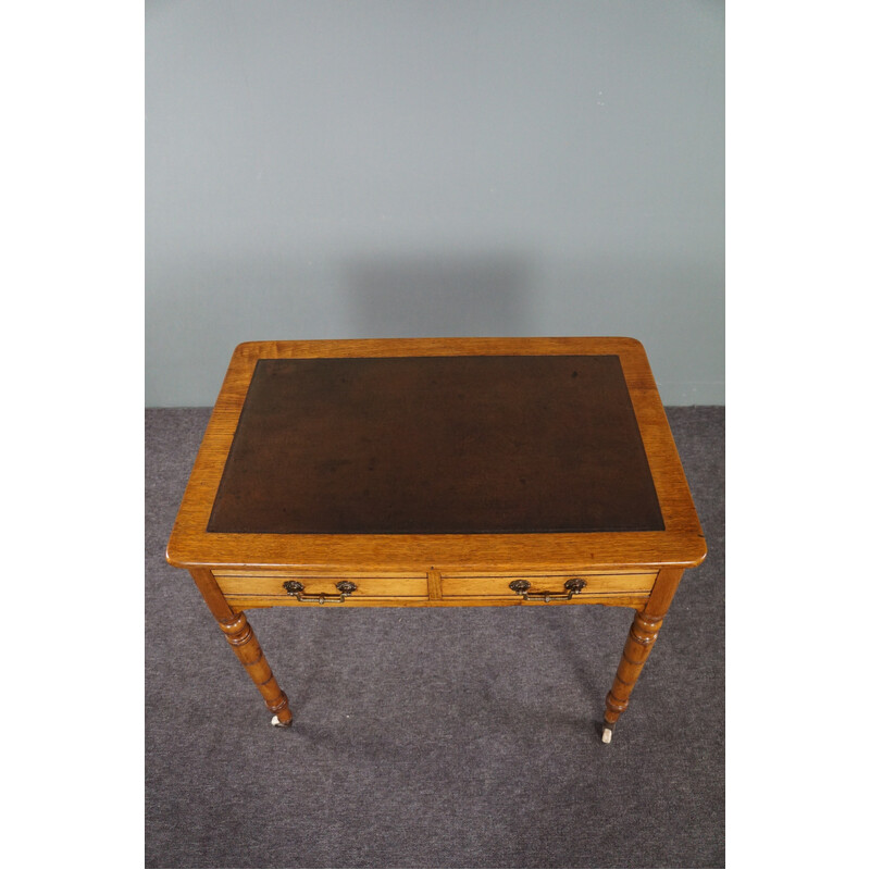 Vintage wooden English writing table