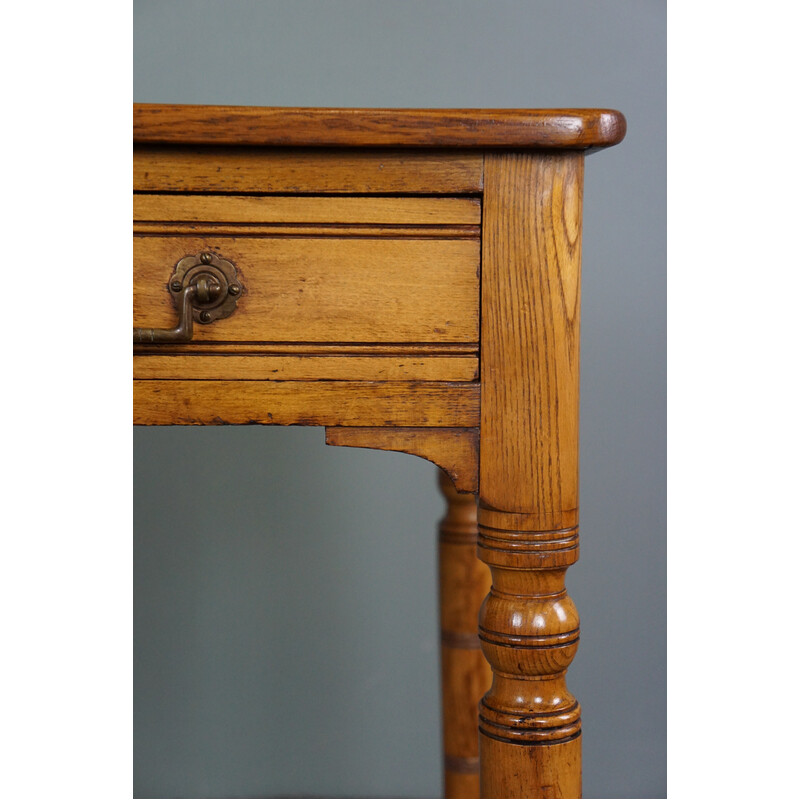 Vintage wooden English writing table