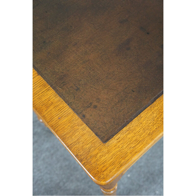 Mesa de escrita inglesa vintage em madeira