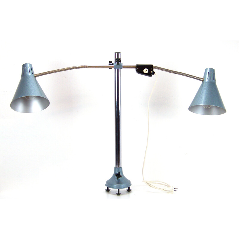 Czechoslovak Double Working Lamp - 1970s