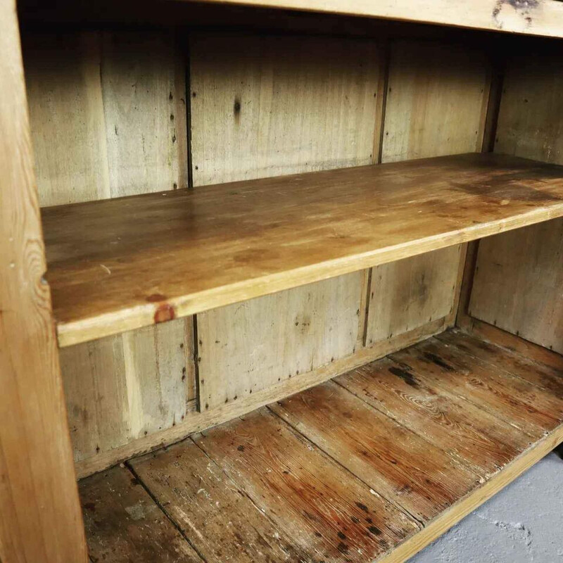 Vintage pine shop counter