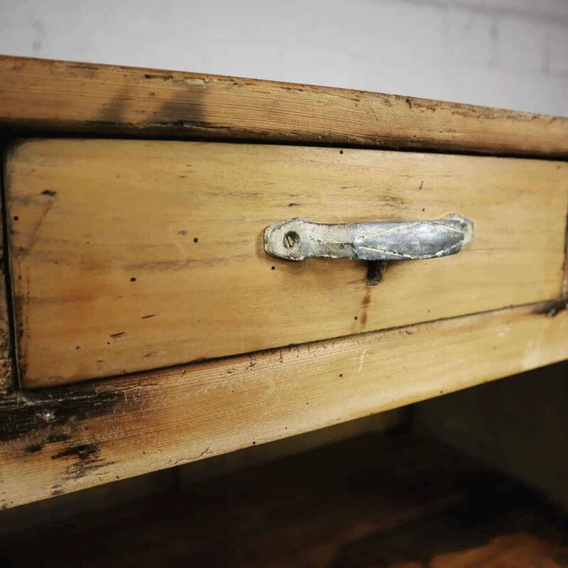 Vintage pine shop counter