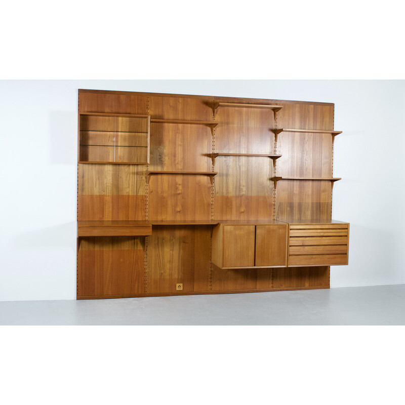 Parete attrezzata Vintage System Cado in teak di Poul Cadovius