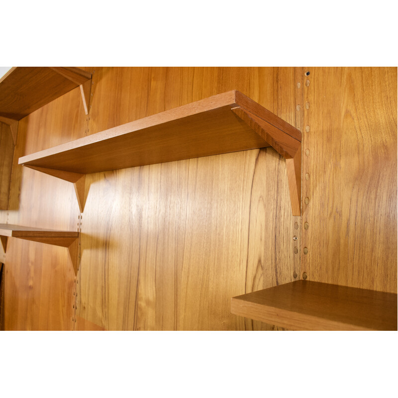 Vintage wall system model System Cado in teak by Poul Cadovius