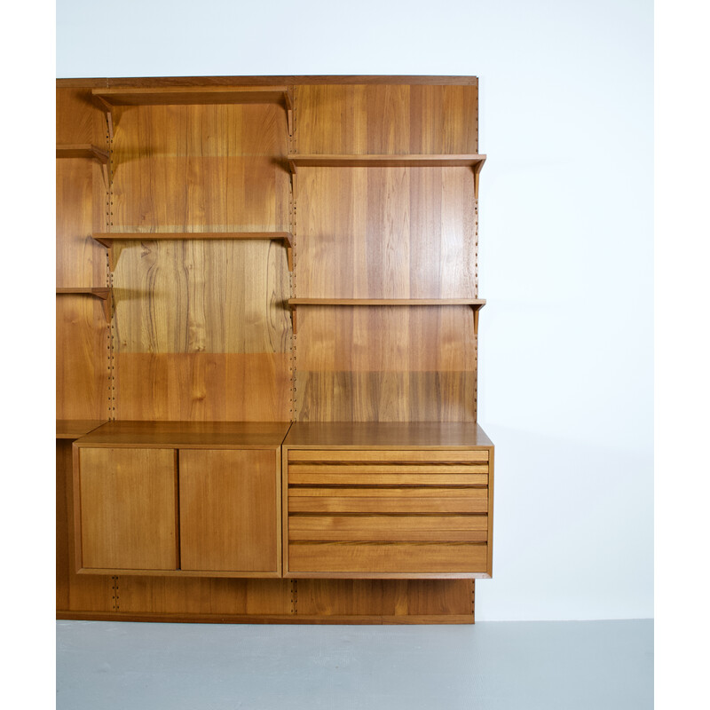 Vintage wall system model System Cado in teak by Poul Cadovius