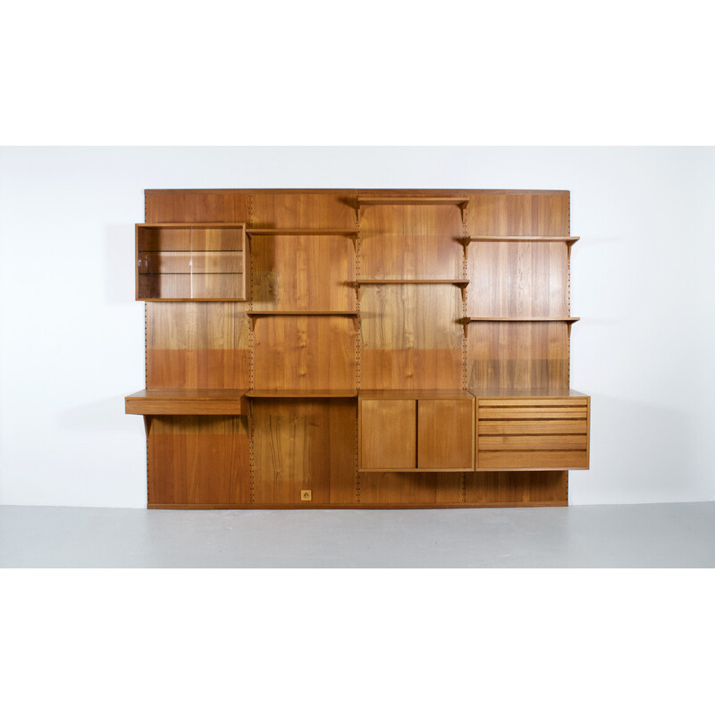 Vintage wall system model System Cado in teak by Poul Cadovius