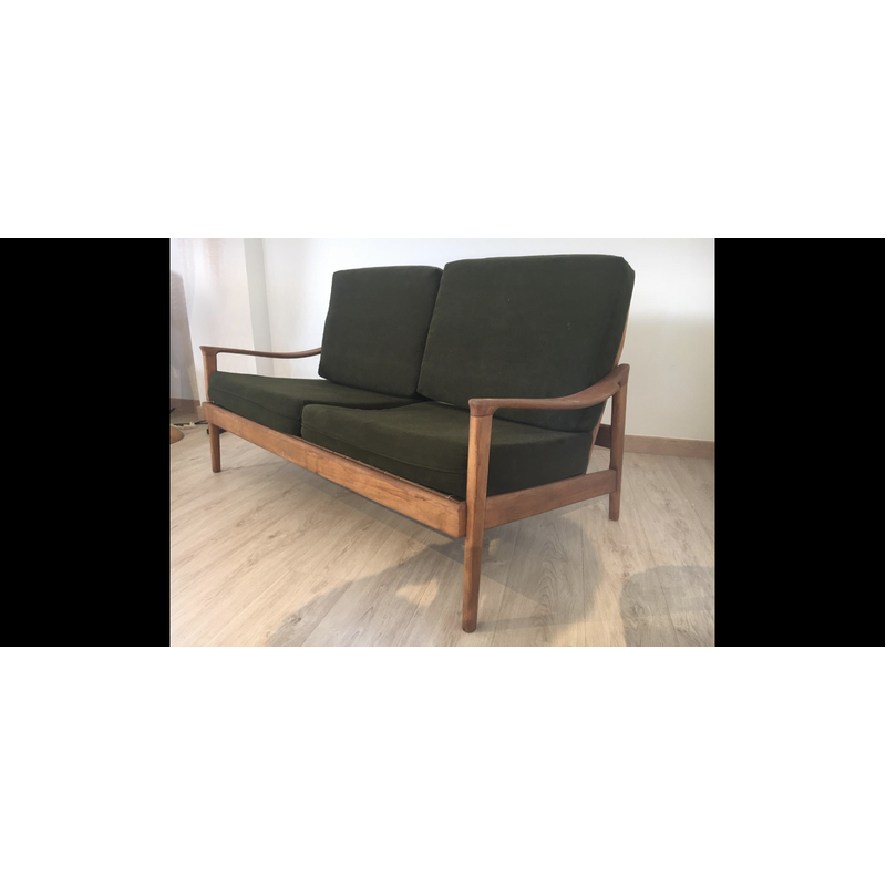 Vintage Scandinavian teak sofa, Denmark 1960