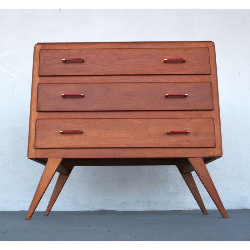 Vintage oak drawer unit - 1960s