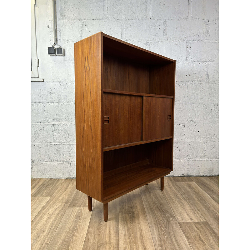 Scandinavian vintage teak bookcase, 1960