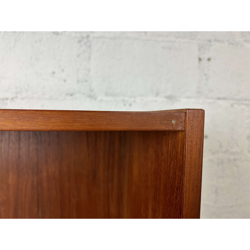 Scandinavian vintage teak bookcase, 1960