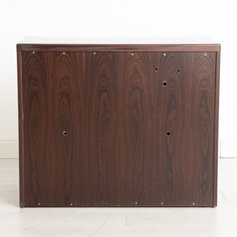 Danish mid century rosewood media cabinet, 1970