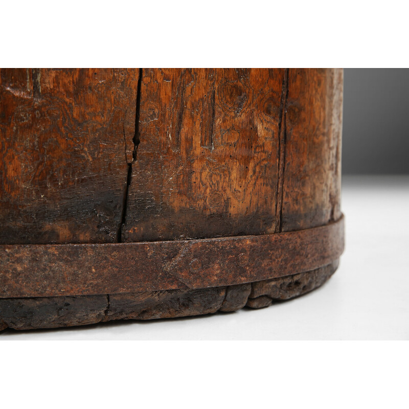 Mid century wooden barrel, France
