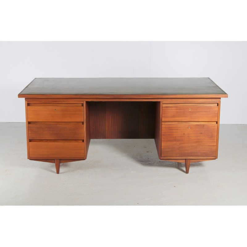 Bureau vintage en afrormosia, 1960