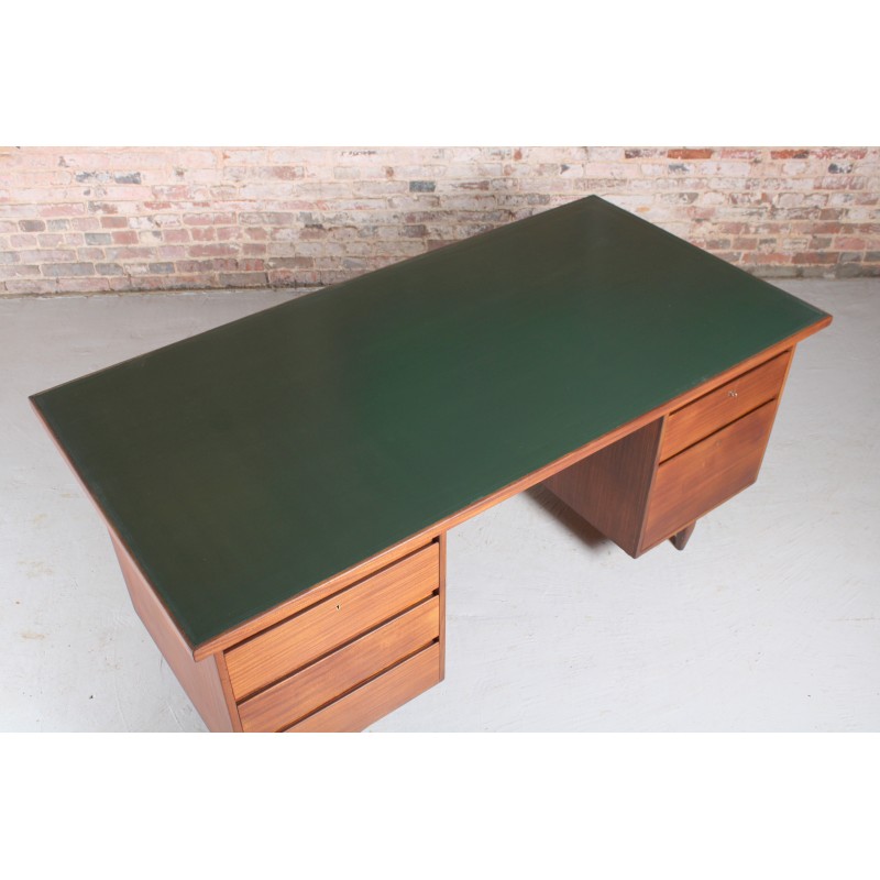 Mid century afrormosia writing desk, 1960