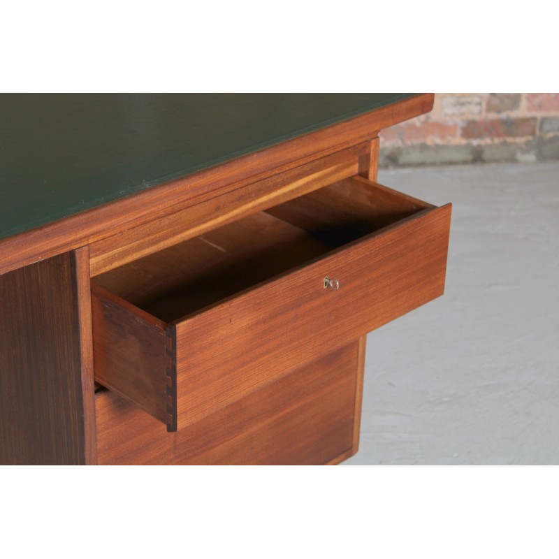 Mid century afrormosia writing desk, 1960