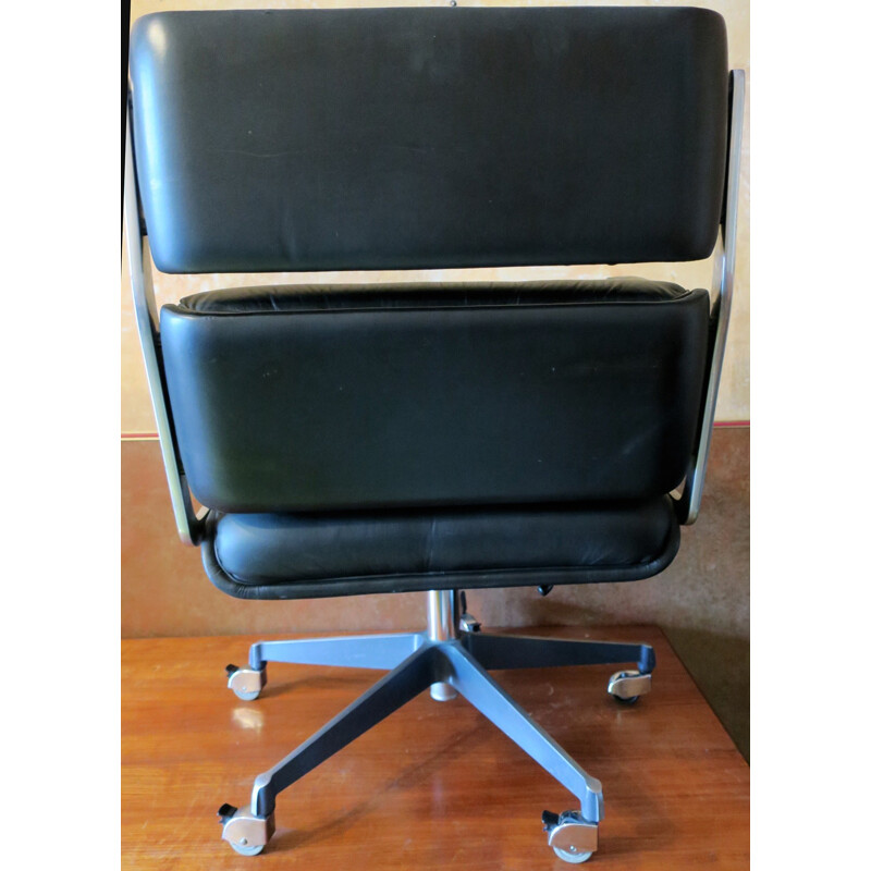 Mid-century scandinavian adjustable office chair - 1970s