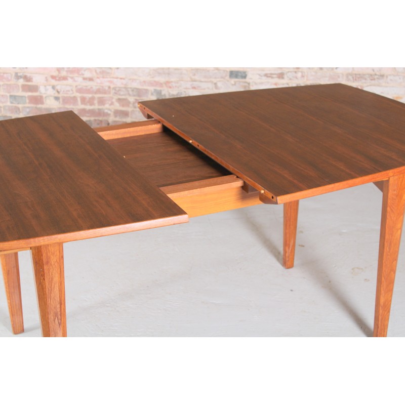 Mid century extending walnut dining table by Gordon Russell, 1960