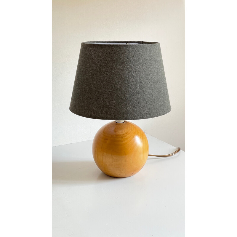 Vintage-Lampe aus Holz, 1970