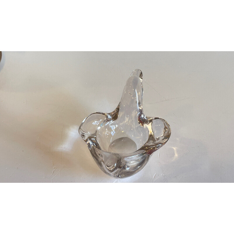 Vintage swallow pocket in crystal