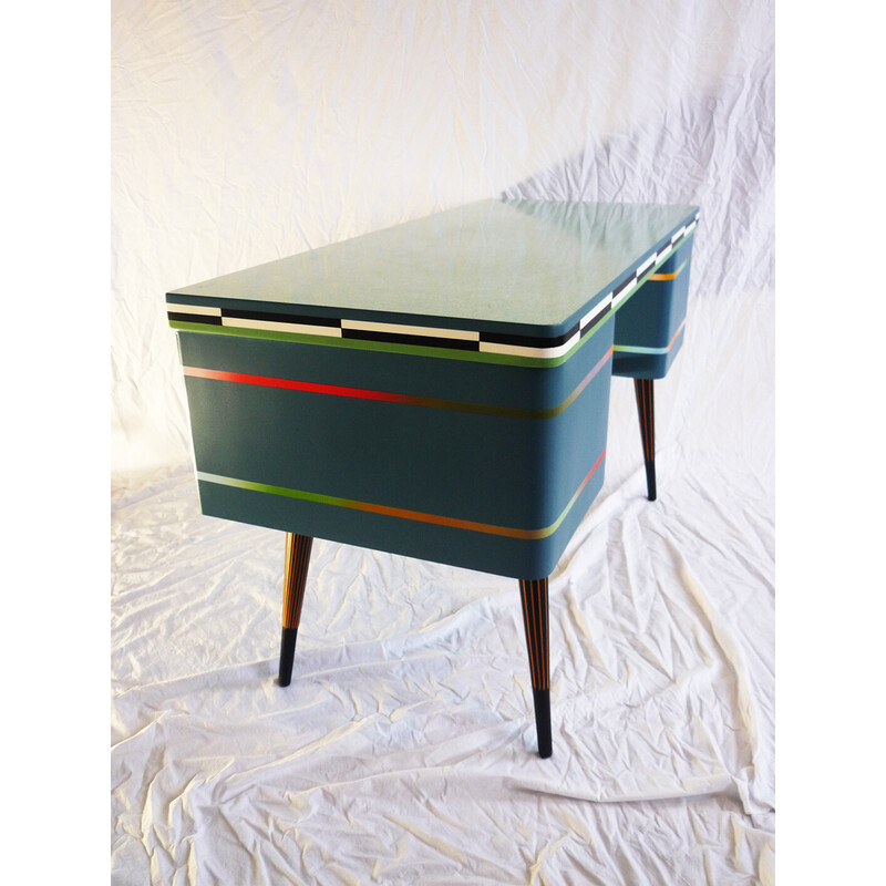 Bureau vintage à 4 tiroirs