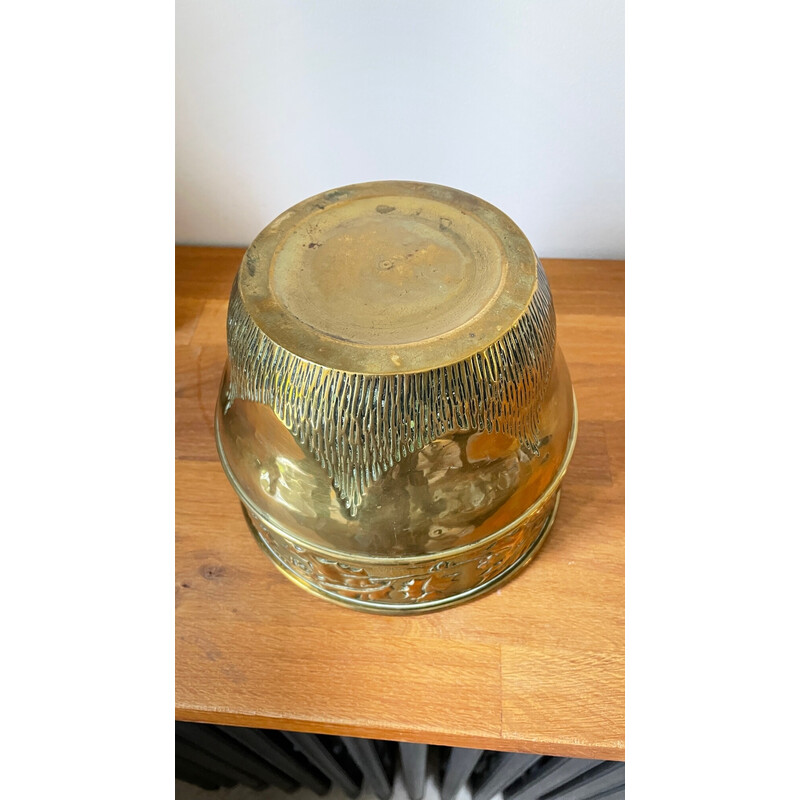 Vintage brass planter, 1970-1980