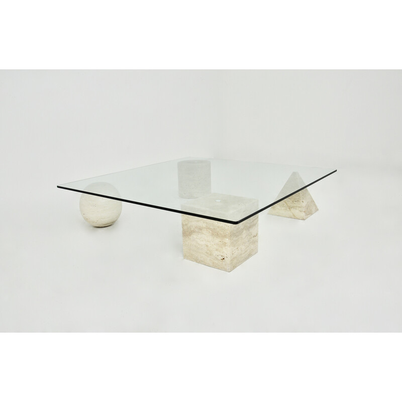 Vintage coffee table by Massimo and Lella Vignelli for Casigliani, 1970s