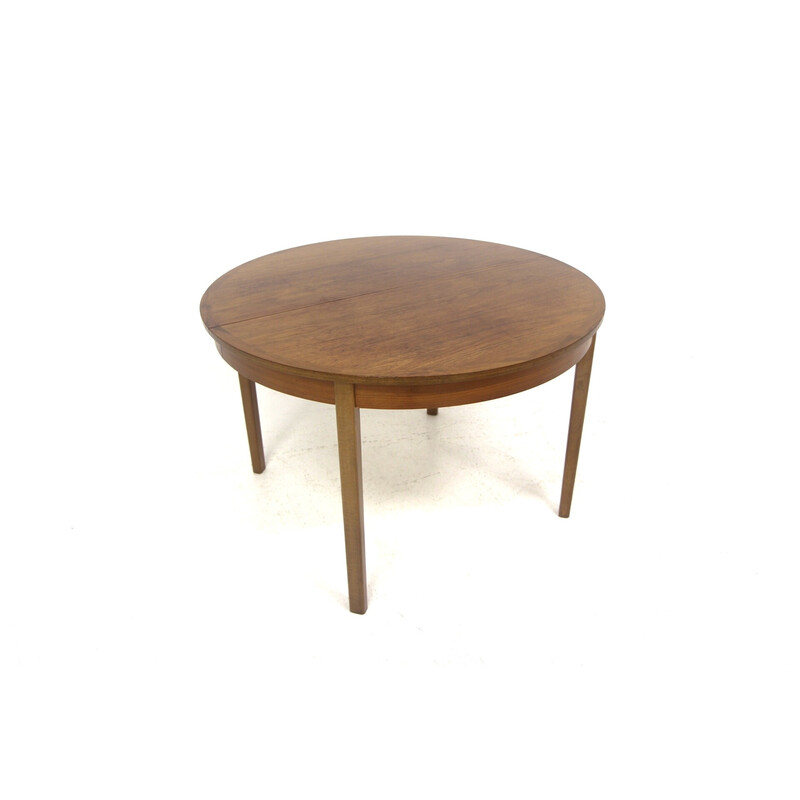 Vintage walnut table, Sweden 1960