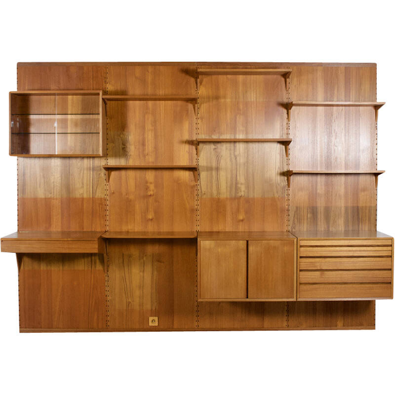 Vintage wall system model System Cado in teak by Poul Cadovius