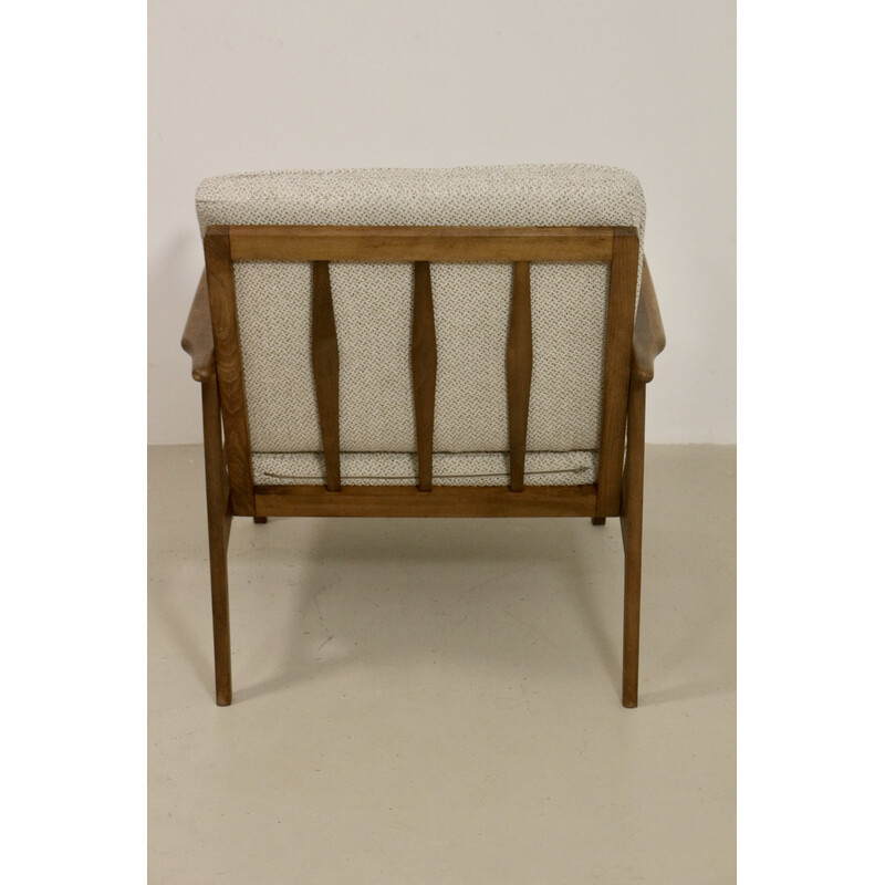 Skandinavischer Vintage-Sessel aus Buchenholz, 1960