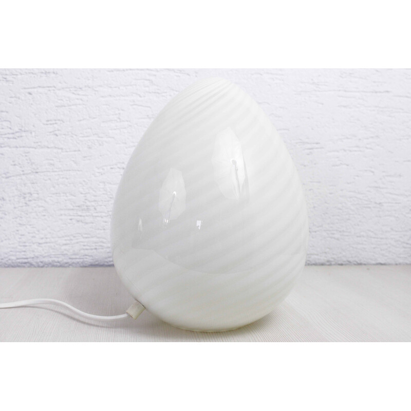 Vintage lamp Egg in Murano glass, Italy 1970